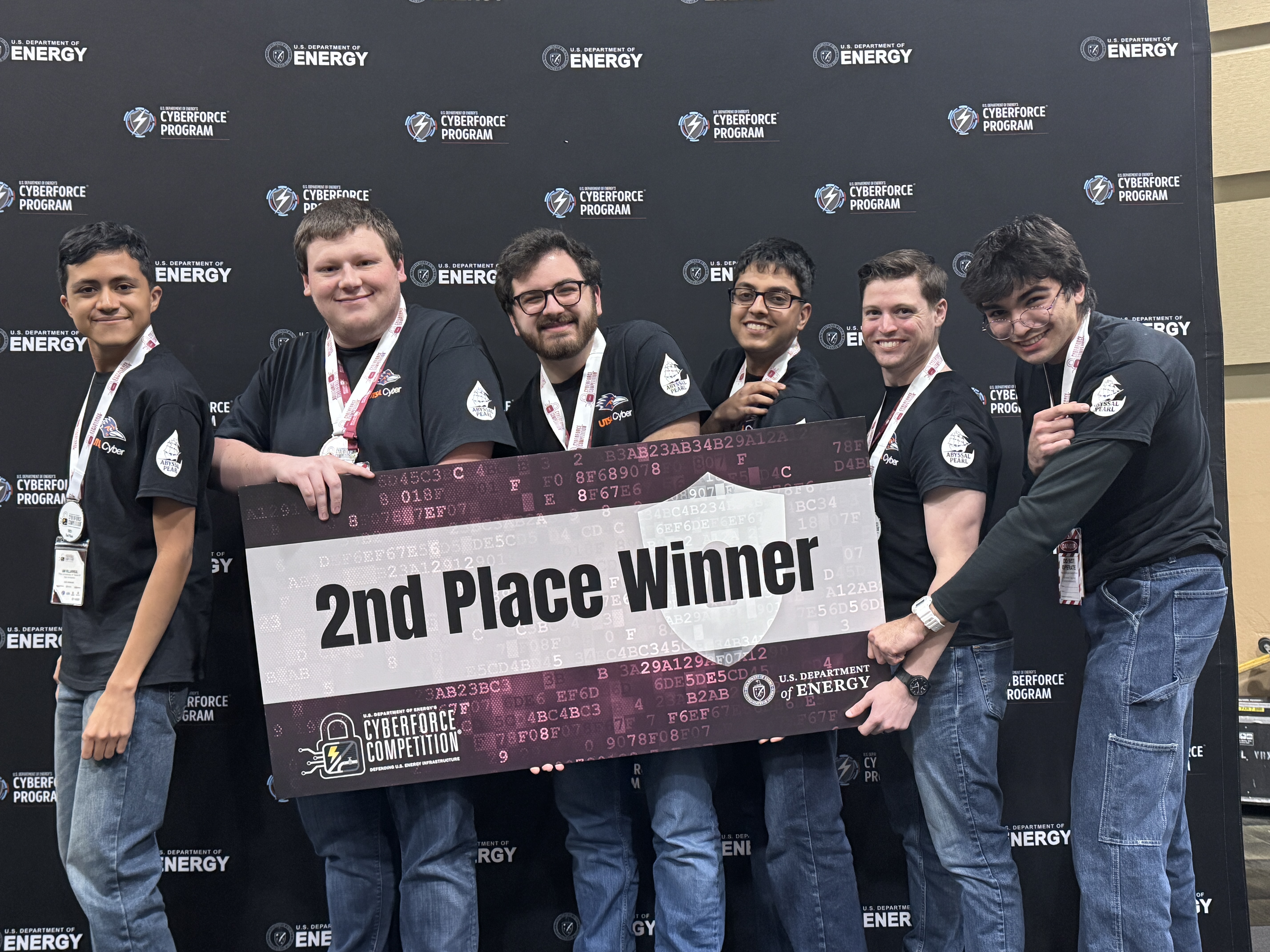 CyberForce 2025 2nd Place Podium